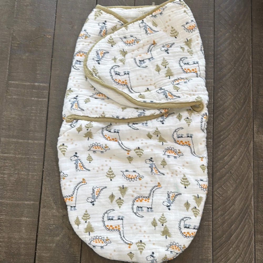 (2 for $10) Dinosaur Swaddle